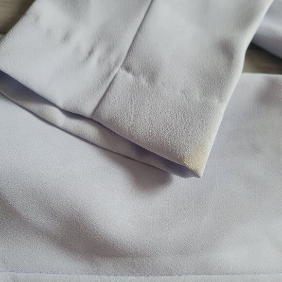 Elegant Nah Nah Collection Light Purple Blazer Satin Accents & Bow Details Size - Picture 5 of 10